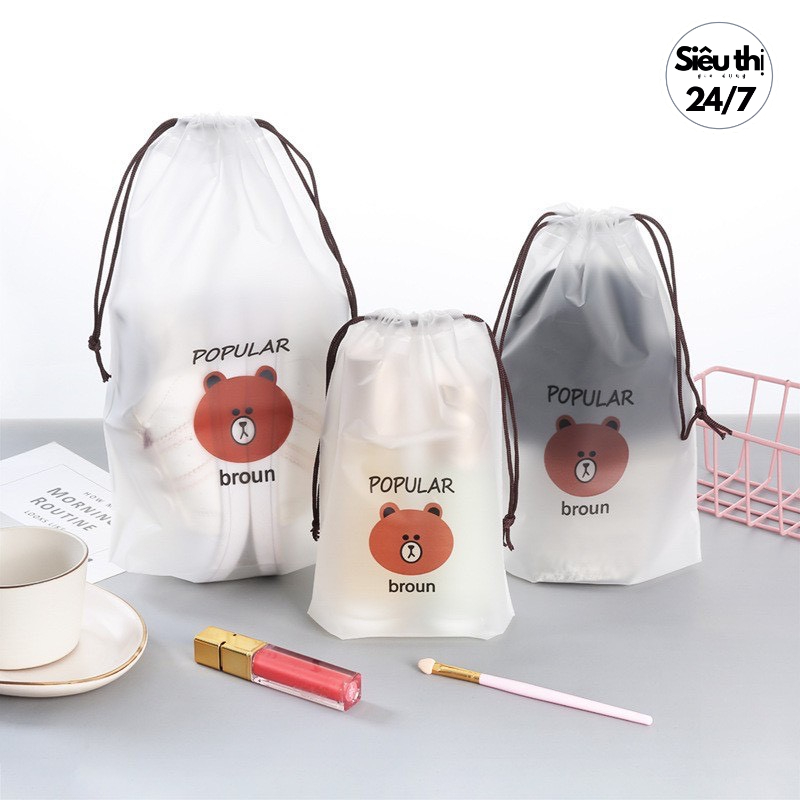 Túi Dây Rút Chống Nước Du Lịch Đựng Giày Dép, Đồ Dùng, Mỹ Phẩm 88129 sieu thị 24/7