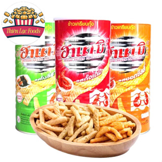 Bim Bim Tôm Thái Lan Hanami Lon 110g, Snack Tôm Thái Quốc Dân Lon Khổng Lồ