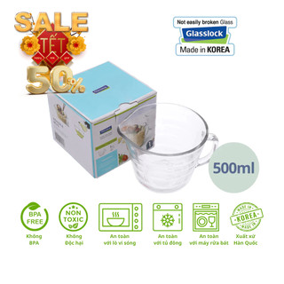 Ca mỳ - cốc thủy tinh chia vạch Glasslock GL1475 - Larva Store