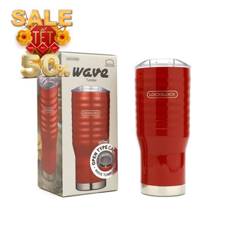 Ly giữ nhiệt lock&lock wave tumbler lhc4147red 500ml - larva store