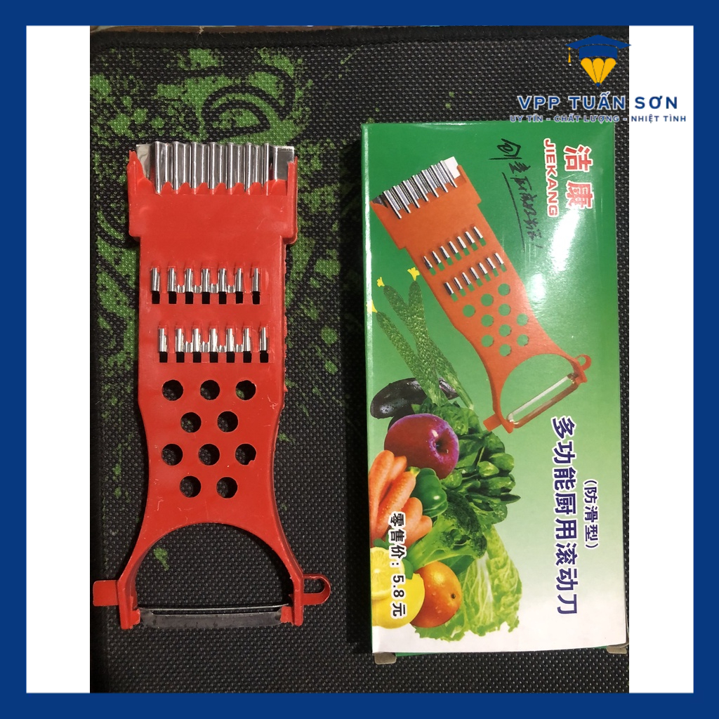 SET 5 Nạo Rau Củ Quả Đỏ 2 Đầu Đẹp