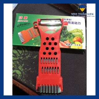 SET 5 Nạo Rau Củ Quả Đỏ 2 Đầu Đẹp