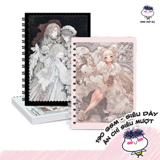   COMBO A5 BÌA MỚI  Sổ Vẽ Ong Mặt Bự - Giấy Không Kị Tẩy - Sketchbook Không Kèm Tài Liệu Vẽ 
