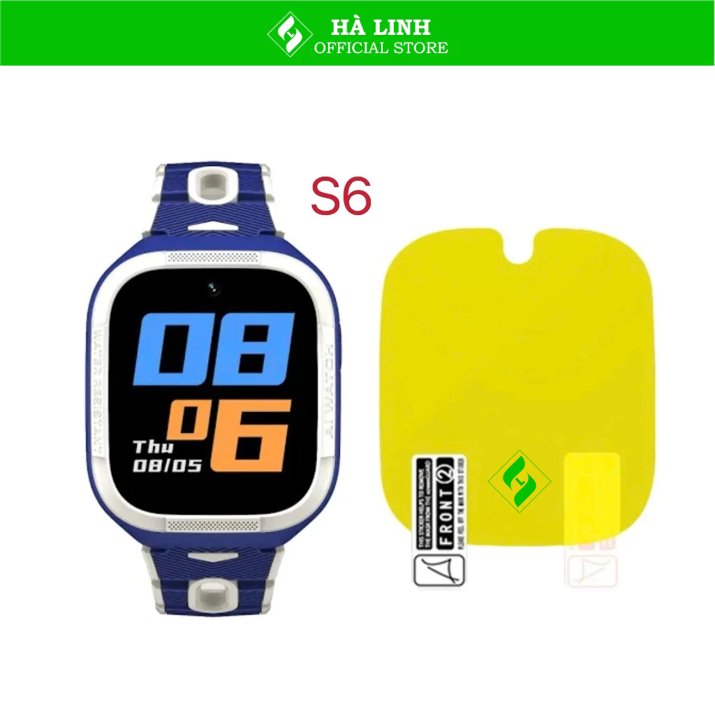 [Kidcare S6] Kính cường lực bảo vệ màn hình đồng hồ Kidcare S6 chống vỡ, chống xước | HL – KCL3339