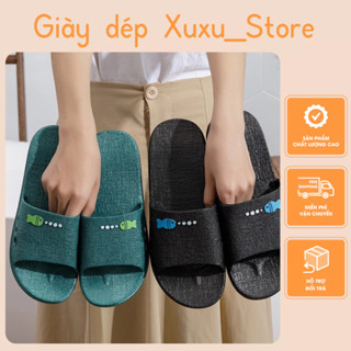 Dép Đi Trong Nhà, Nhà Tắm Hình Cá Nhựa Siêu Nhẹ, Chống Trơn Trượt - TĂNG 1 SZ