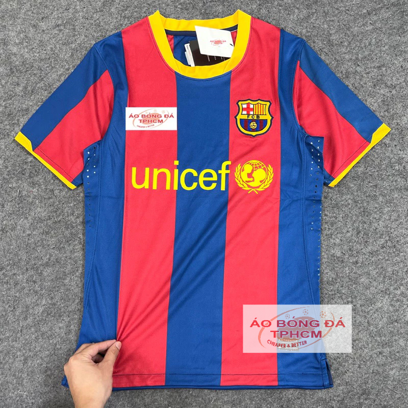 [Retro bản PLAYER].BARCA 10/11 formBody -  Áo Bóng Đá RETRO CLASSIC hàng Thái cao cấp - Retro.BARCA 