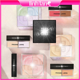  Phấn phủ bột Givenchy Prisme Libre Mousseline Pastel Voile Rosé Satin Blanc 