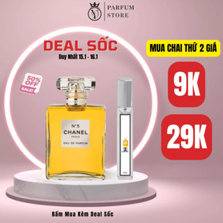Nước hoa nữ Chanel No 5 EDP chai chiết 10ml cổ điển quyến rũ sang trọng