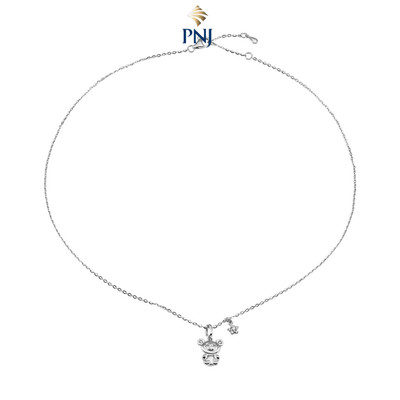 Dây cổ trẻ em Bạc đính đá PNJSilver XMXMW000066