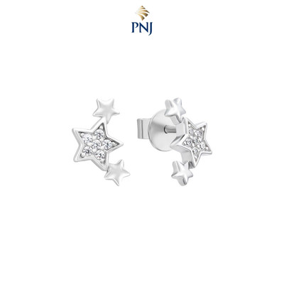 Bông tai Bạc đính đá PNJSilver XMXMW060237
