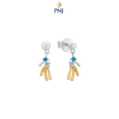 Bông tai Bạc đính đá STYLE By PNJ XMXMC060008