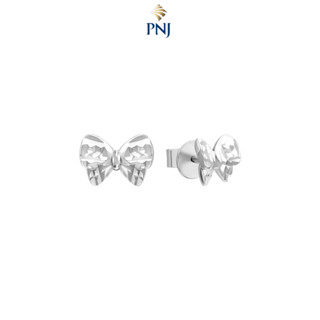 Bông tai Bạc PNJSilver hình chiếc nơ 0000W060066