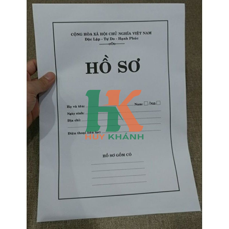 20 vỏ hồ sơ xin việc