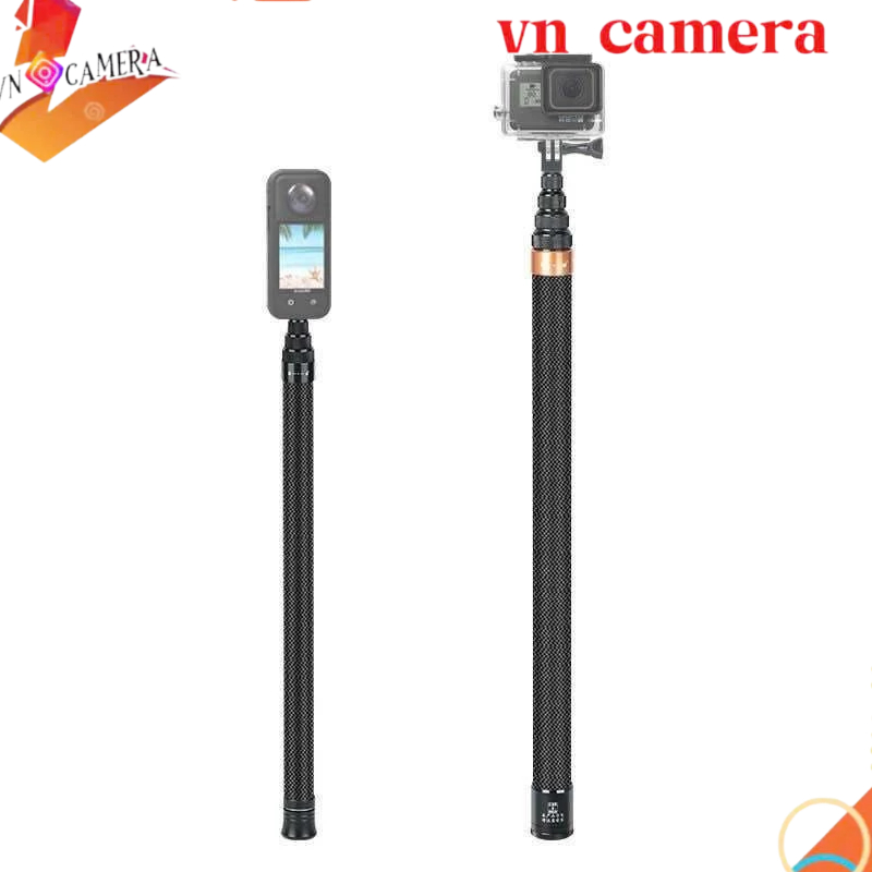 gậy 3m carbon instar 360 x 1 2 3 chất và nhẹ gắn action và gopro điều được gây 3m vncamera
