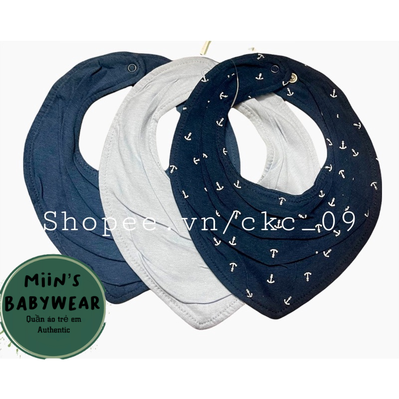 Set yếm cổ xanh cho bé HM us/uk
