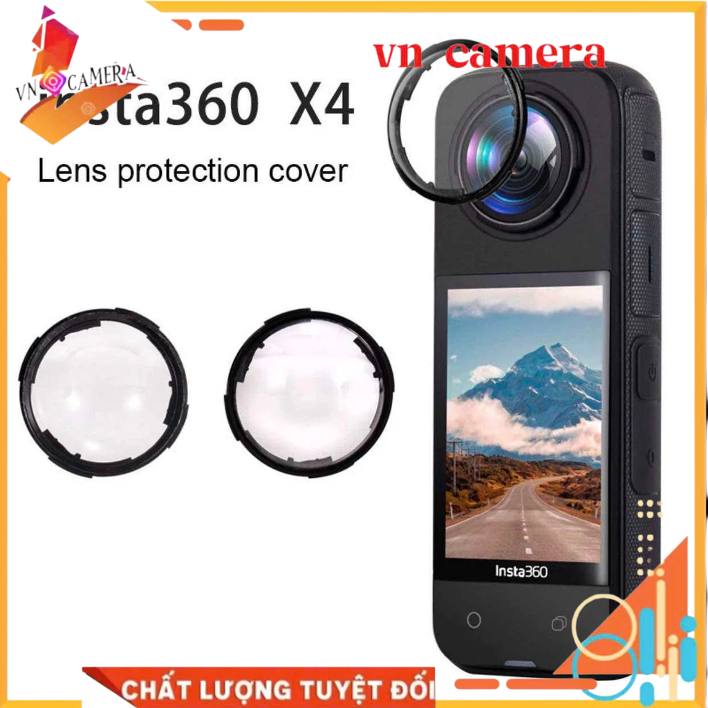 len instar 360 x 4 nắp bảo vệ len 360 x4  phụ kiện instar 360 camera gopro