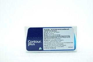 Que thử đường huyết CONTOUR PLUS (hộp 50 que/2 lọ)/
