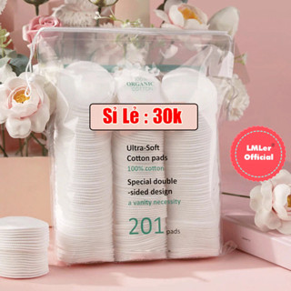 [2025 Chính Hãng] Bông tẩy trang LMer 201 miếng cotton tự nhiên mềm mịn zai P0642