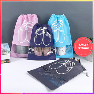 Túi đựng giày dép du lịch vải có dây rút chống bẩn Size Lớn P0407