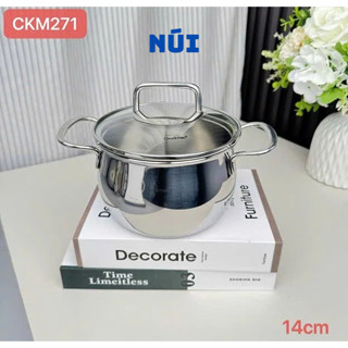 Nồi Canh Chockmen Cao Cấp Size 12,14cm Đúc Nguyên Khối inox 18/10