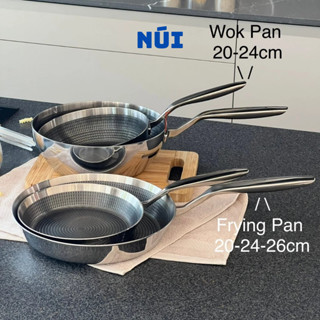 Chảo Đúc inox liền đáy chống dính vân nổi KAIYO, chất liệu inox cao cấp 18/10 An toàn sức khoẻ - Hàng chính hãng