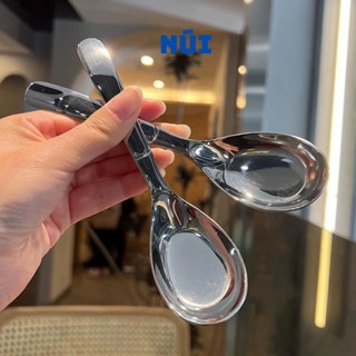 Thìa Cổ Vịt, Muỗng Ăn Phở, Súp, Cơm, Cháo Bằng Chất Liệu Inox Cao Cấp, Bền Đẹp Sang Xịn