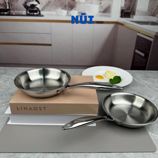 Chảo rán inox liền đáy cao cấp 18/10 Oyatton size 16,20,26,28cm , Chảo chiên rán bếp từ, Chảo Chống dính