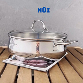 Nồi Lẩu, Luộc Gà Chockmen size 26cm C154, Inox Cao Cấp 18/10 Dày dặn đẹp, Nồi bếp từ, bếp hồng ngoại, bếp gas