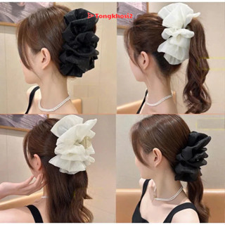 PVN68323 Kẹp tóc càng cua bảng lớn nơ voan bong bóng lớn 2 mặt tongkhosi2