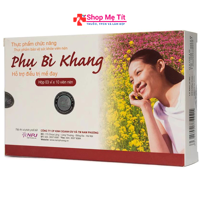 Phụ Bì Khang NPJ tăng cường sức đề kháng, giảm triệu chứng mề đay, mẩn ngứa (3 vỉ x 10 viên)