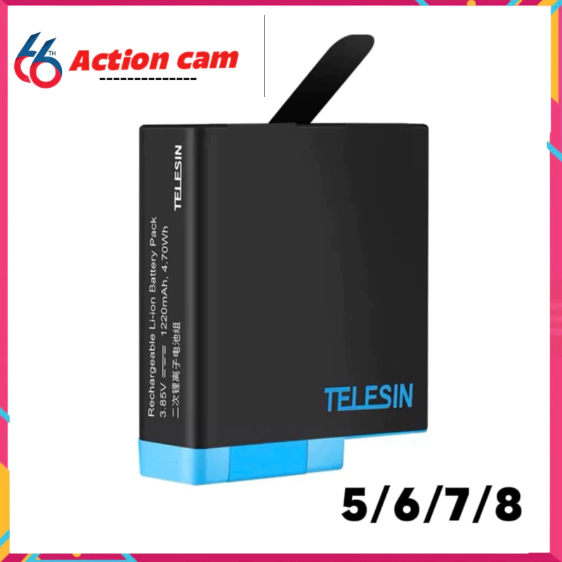 pin chính hãng gopro 5 6 7 8 9 10 11 12 13 lack ( bảo hành  1 đổi  1 ) , phụ kiện pin gopro5 6 7 8 9