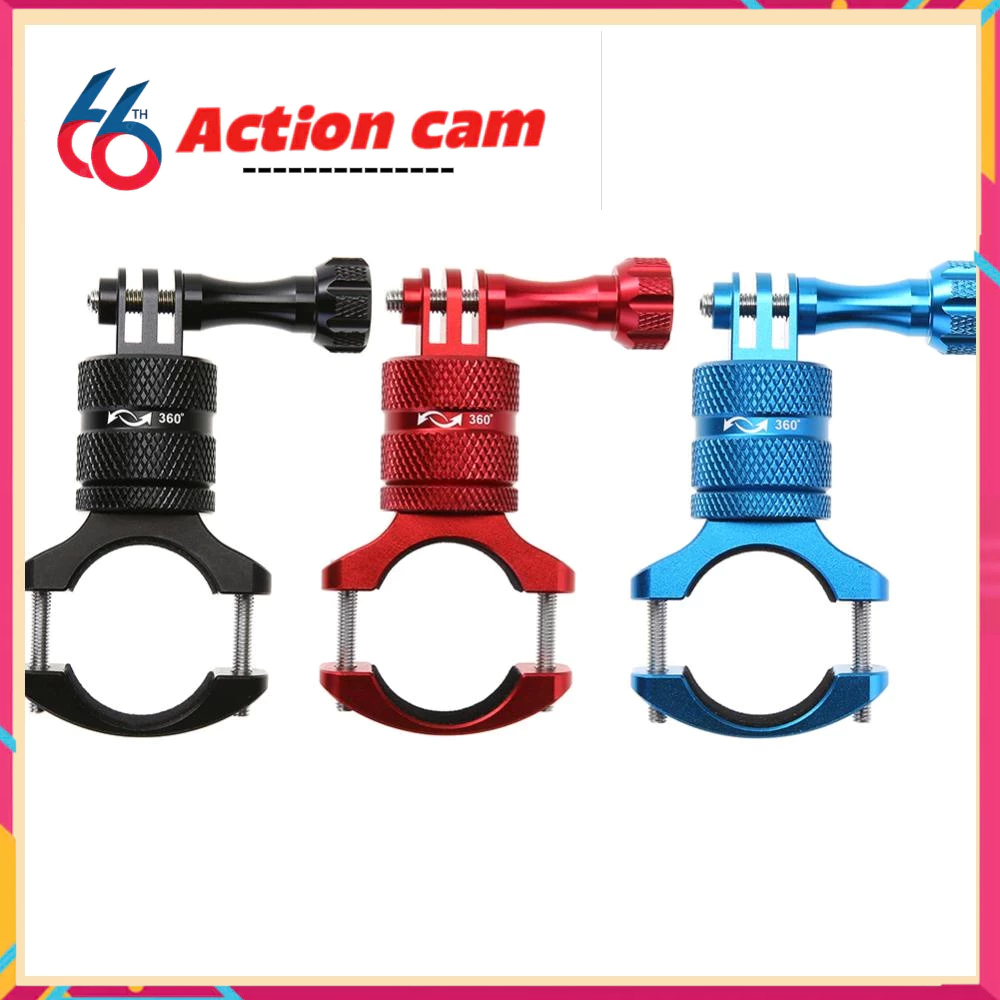 Giá Đỡ Gắn Tay Lái Xe Đạp / Xe Máy Bằng Hợp Kim Nhôm Cho Gopro ACTION CAMERA 66camera