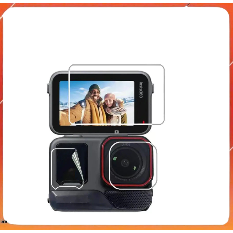 Kính cường lực bảo vệ màn hình cho Insta360 Ace Pro 2, Phim bảo vệ ống kính cho máy ảnh Insta360 Ace