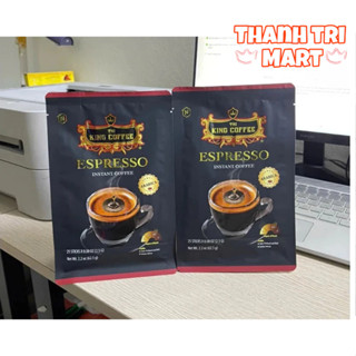 Cà phê đen hòa tan espresso tni king coffee - túi 25 gói