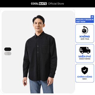 Áo sơ mi Overshirt 100% Cotton vải bền, thấm hút mồ hôi, giữ form tốt Coolmate