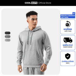 [XẢ HÀNG]  Áo nỉ chui đầu có mũ Hoodie Poly Fleece giữ ấm tốt Coolmate
