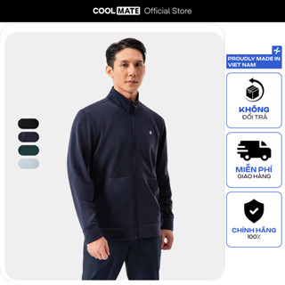  Áo khoác thể thao thu đông Track Jacket Essential chống nhăn giữ form tốt thoáng khí Coolmate
