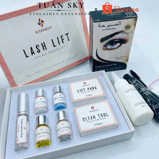  Bộ uốn mi Lash Lift Hàn Quốc + Phủ Đen Mi + Keo bắt trục uốn mi_Dụng cụ nối mi TUẤN SKY 