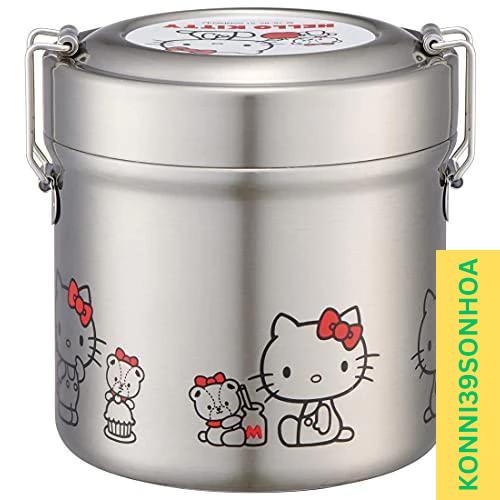 Hộp cơm giữ nhiệt kháng khuẩn 600ml Hello Kitty