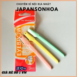 Set 3 dao cạo lông mày Kai