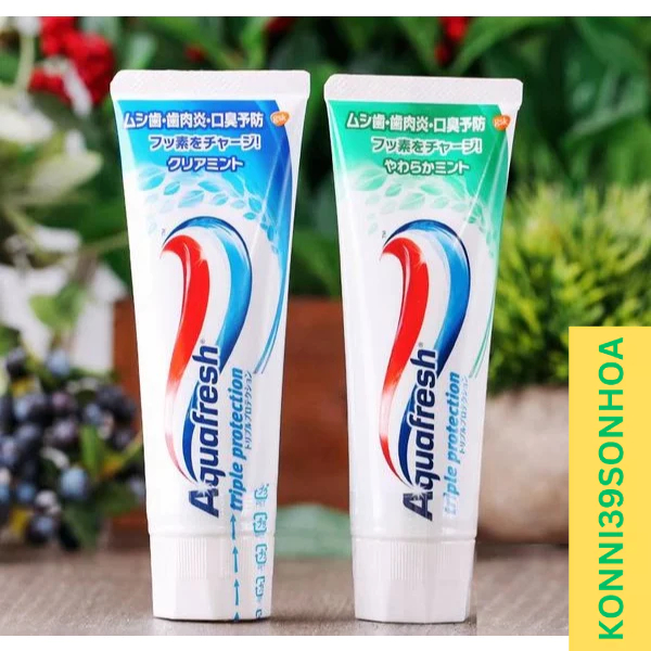Kem đánh răng Aquafresh 140g (3 vị) - KONNI39 SƠN HÒA