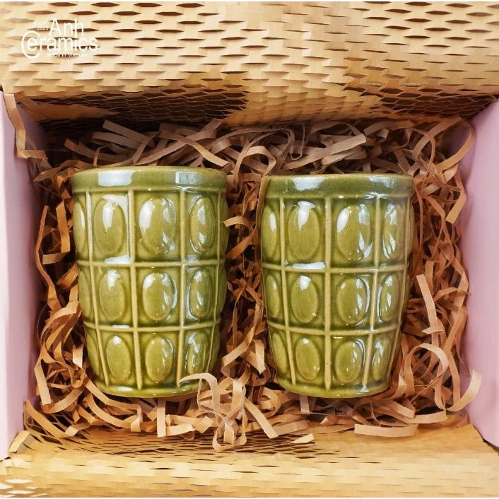 HỘP QUÀ TẶNG 2 LY GỐM 150ml