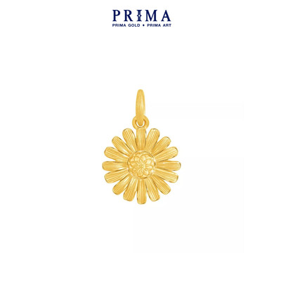 PRIMA Mặt Dây chuyền Vàng 24K - Hoa Daisy ( Chuôi & Chốt Vàng 18K) - BST DAISY - 111P2039