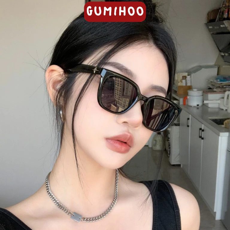 Kính râm, gọng kính mát nữ Hàn Quốc chống tia UV400 đi biển