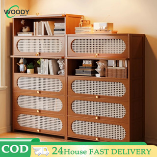  Tủ Kệ Sách Gỗ Để Sàn đựng đồ tủ tài liệu chất liệu Lắp Ráp Đơn Giản nhiều tầng cửa lật đa năng 