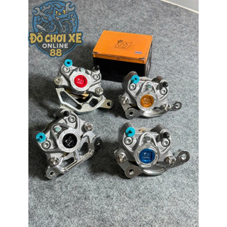 Heo Dầu 81 Đúc 2 Pis.Lắp Đĩa Trước Nhiều Màu Sắc+Pát CNC Làm Bằng Nhôm Nguyên Khối Cho Tất Cả Các Dòng Xe Thông Dụng!!!