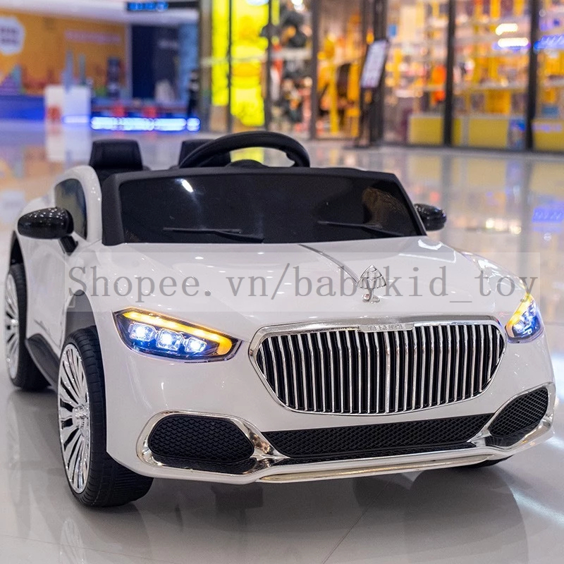 [Ship Hoả Tốc] Ô Tô Điện Cho Bé 1-6 Tuổi, 2 Động Cơ, Ắc qui 12V, Tự Lái Và Điều Khiển Xa