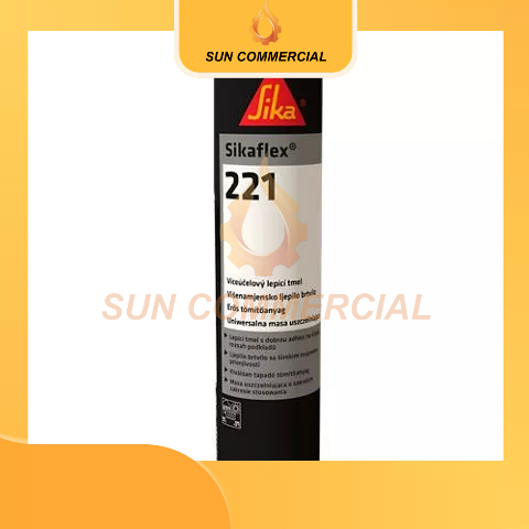 Sikaflex 221 - Chất trám khe kết dính đa năng 1 thành phần (20chai/thùng - 300/310ml) màu trắng