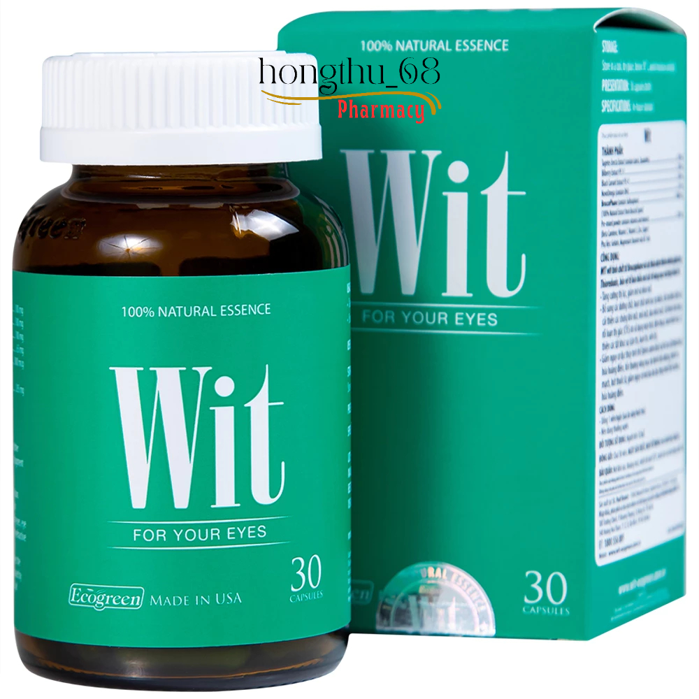 Viên Uống Bổ Mắt Của Mỹ Wit Ecogreen