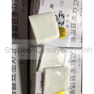 Phấn gấu ngậm cành trúc (tem vàng) được sử dụng trong ngành may mặc (giá 1 hộp/50 viên)